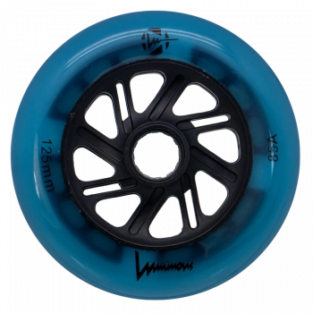 LUMINOUS LED WHEELS Blue Glow 100MM/110MM/125MM (6 UNITS)